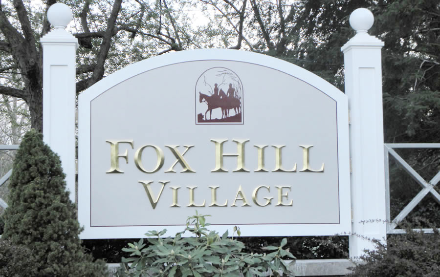 Fox Hill Village Sign